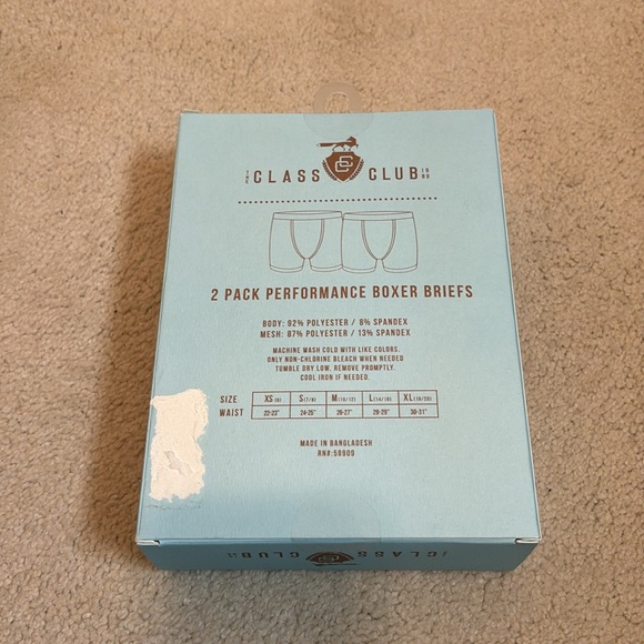 The Class Club  NWT boxer briefs, boy M 10-12 black - Picture 2 of 3